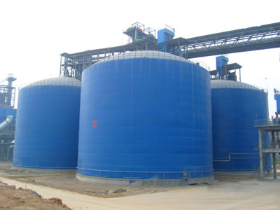 白茅湖农场水泥钢板库改造